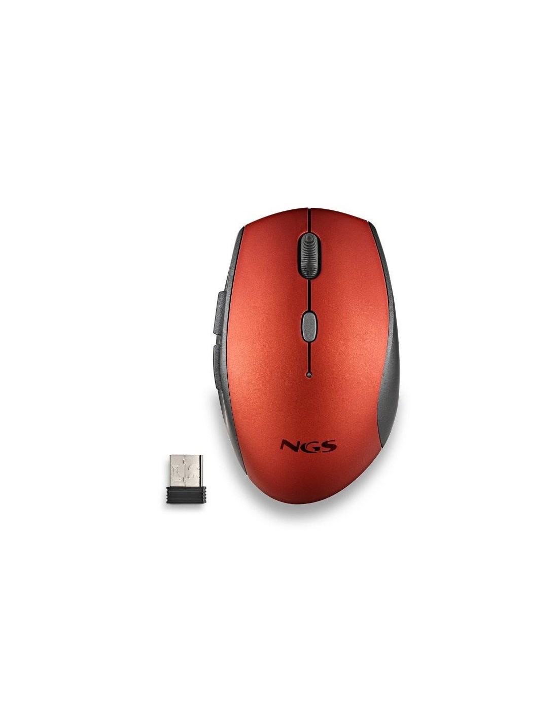 RATON NGS BEE RED ERGONOMICO WIRELESS SILENT RED