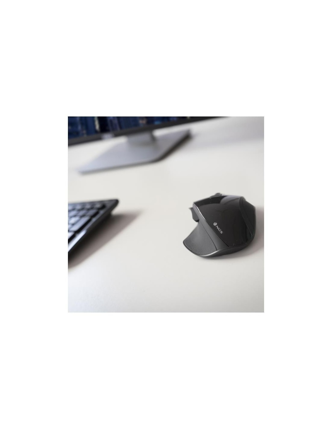 RATON NGS BOW OPTICAL WIRELESS 5 BOTONES BLACK