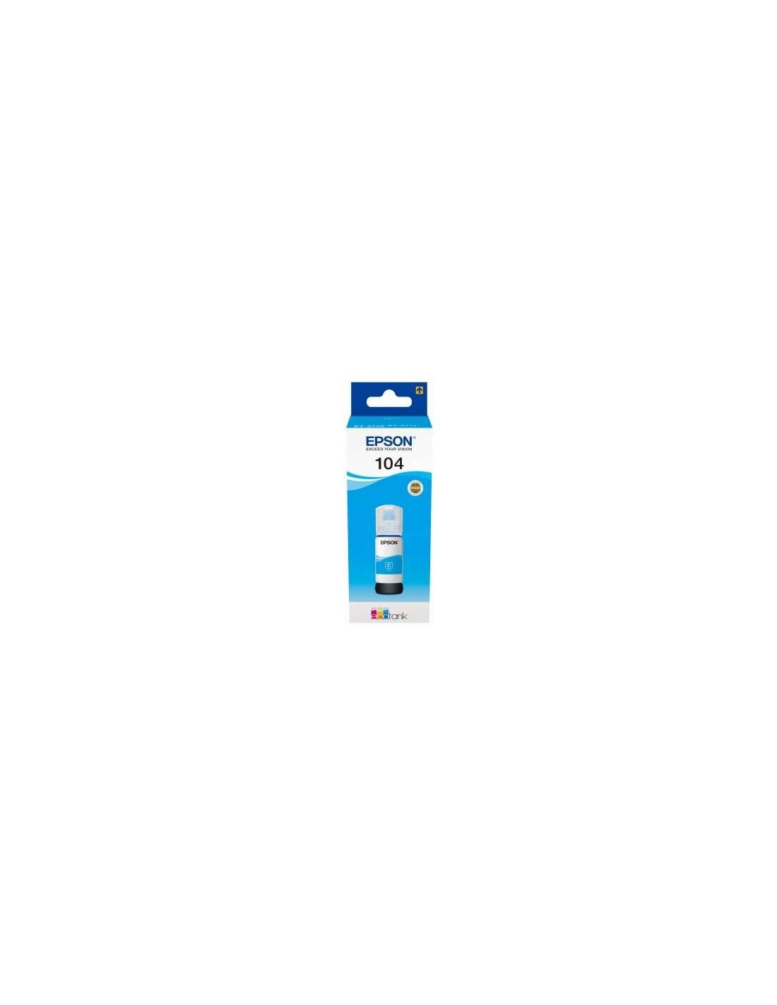 TINTA EPSON BOTE 104 CYAN ECOTANK BOTTLE C13T00P240