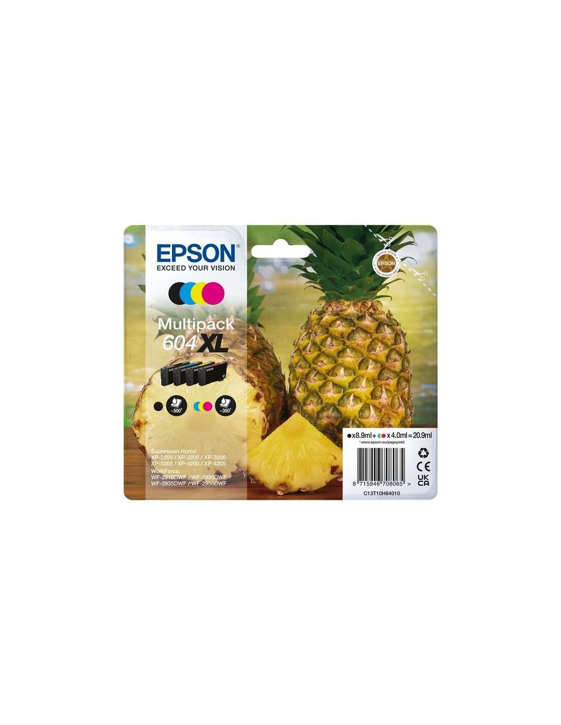 TINTA EPSON C13T10H6401 T10H6 MULTIPACK 604XL