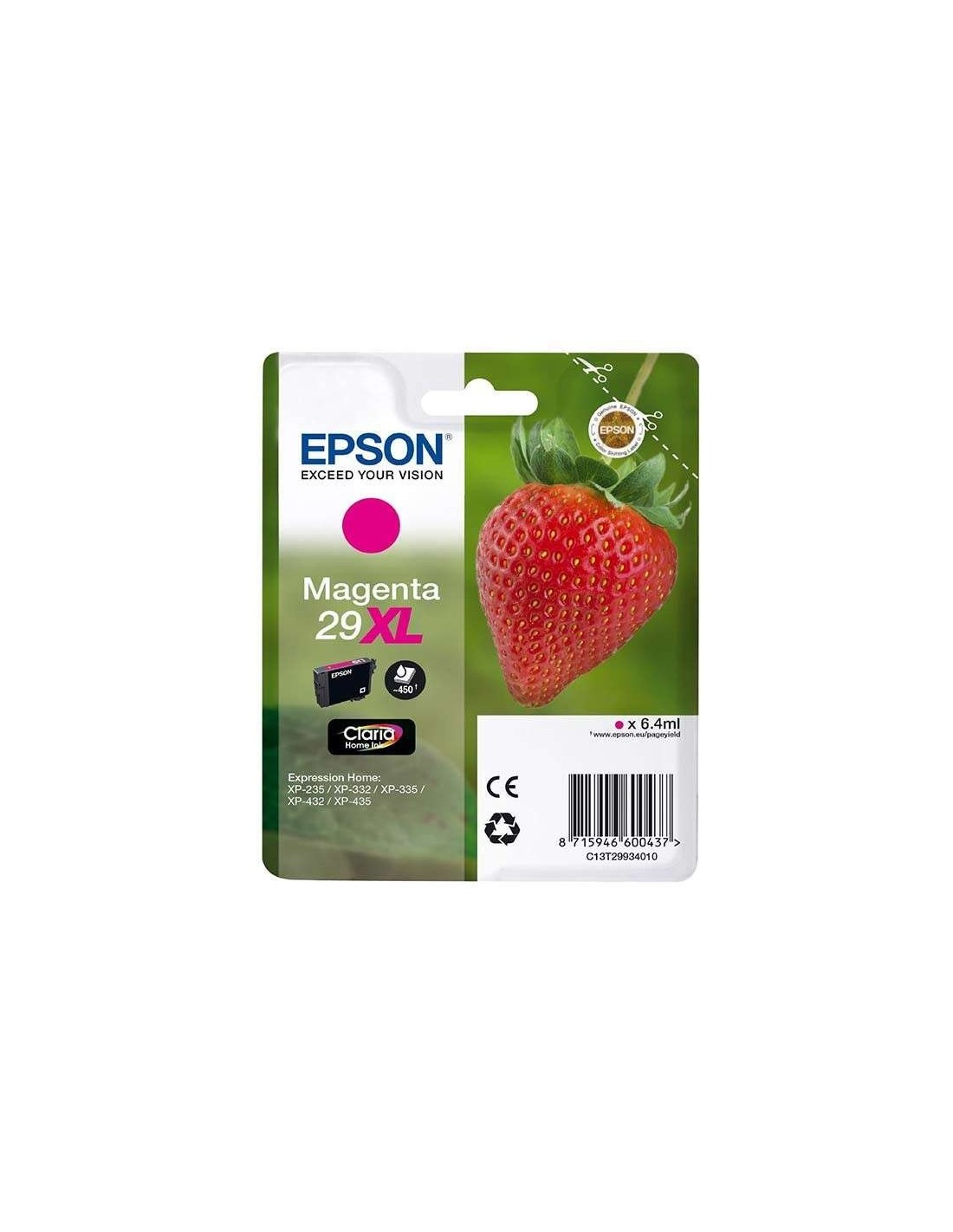 TINTA EPSON C13T29934012 MAGENTA XL 29XL