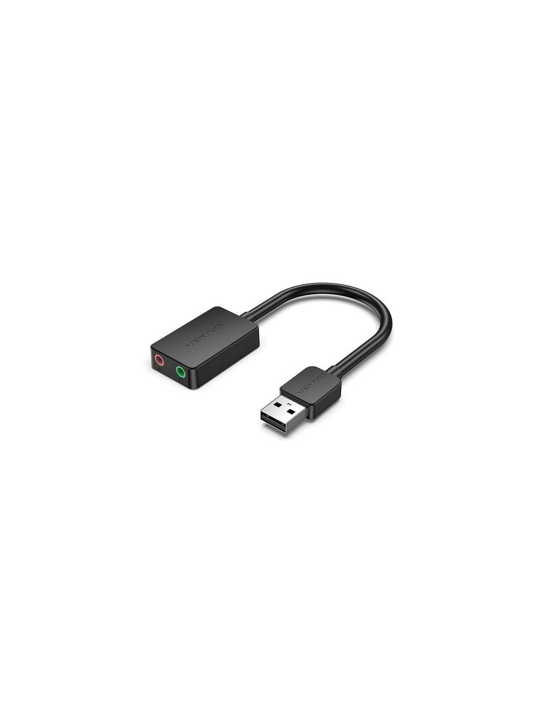 TARJETA DE SONIDO 2.1 VENTION USB-A JACK 3.5MM BLACK