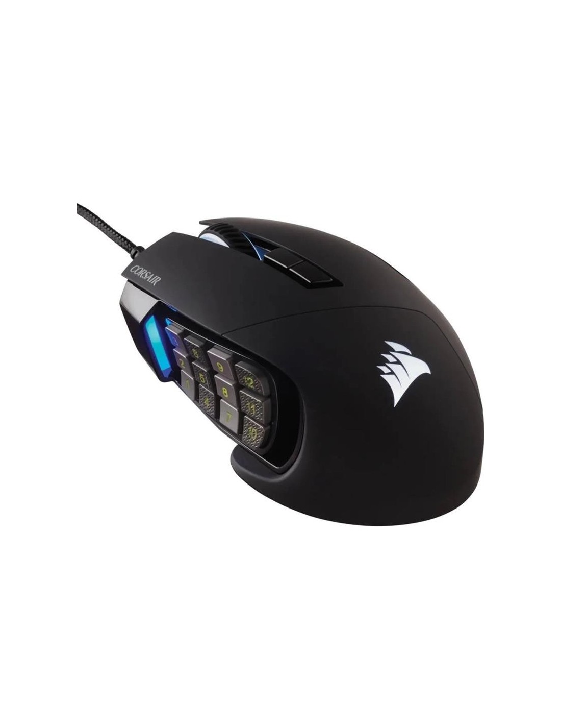 RATON GAMING CORSAIR SCIMITAR ELITE  RGB USB 16K DPI BLACK
