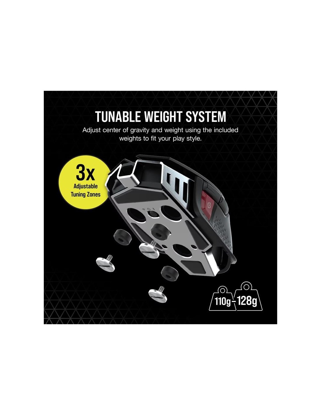 RATON GAMING CORSAIR M65 ULTRA RGB WIRELESS BLACK