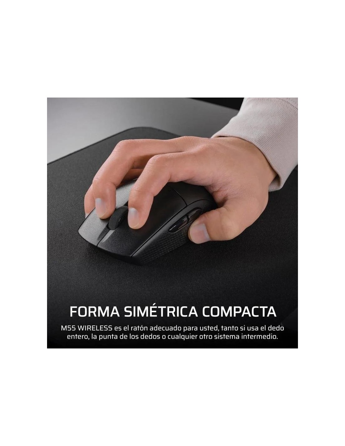 RATON GAMING CORSAIR M55 SLIPSTREAM WIRELESS BLACK