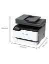 IMPRESORA MFP PANTUM LASER COLOR CM2200FDW 24PPM 250H USB RJ45 WIFI FAX 3Y