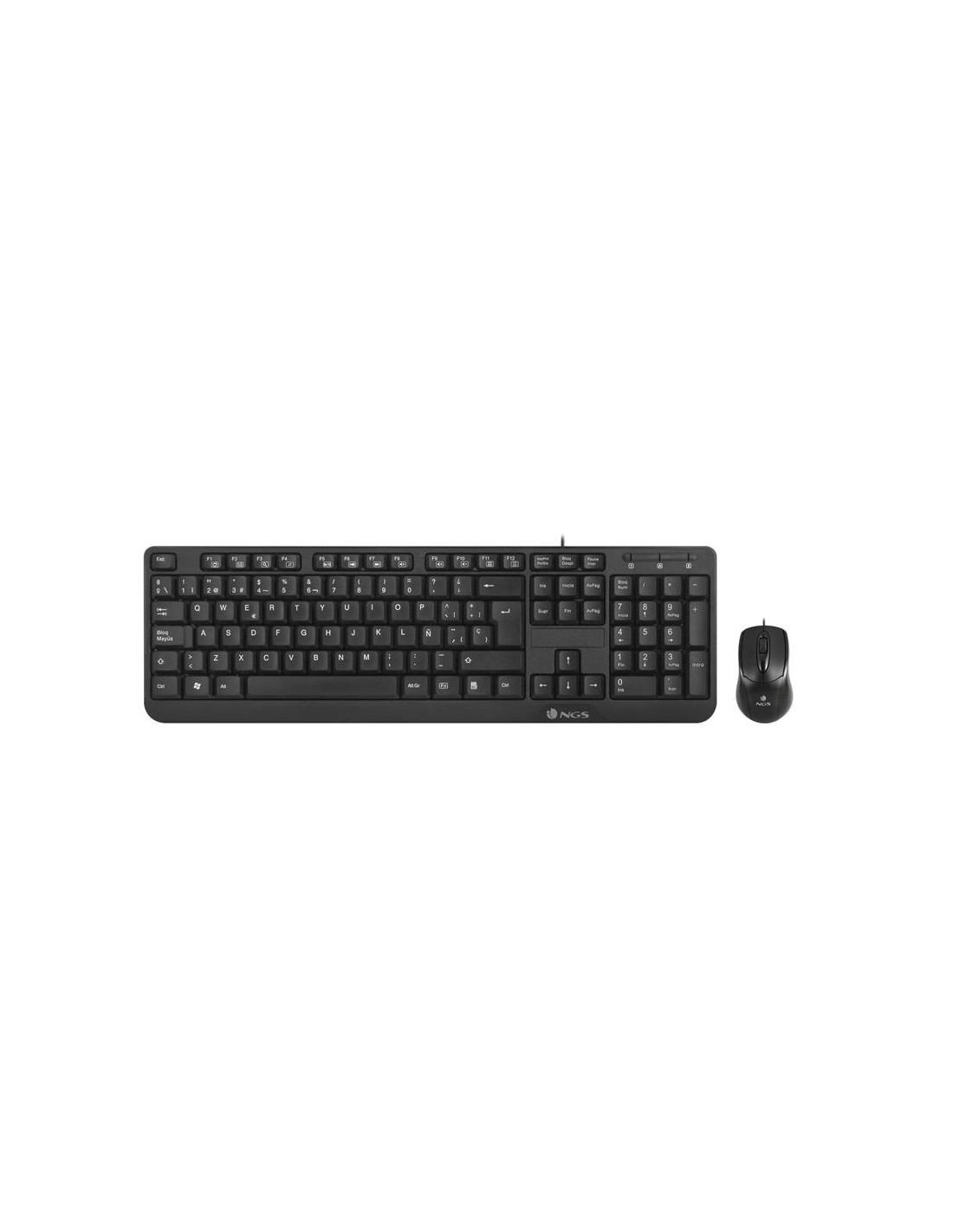 TECLADO + RATON NGS COCOAKIT USB MULTIMEDIA BLACK