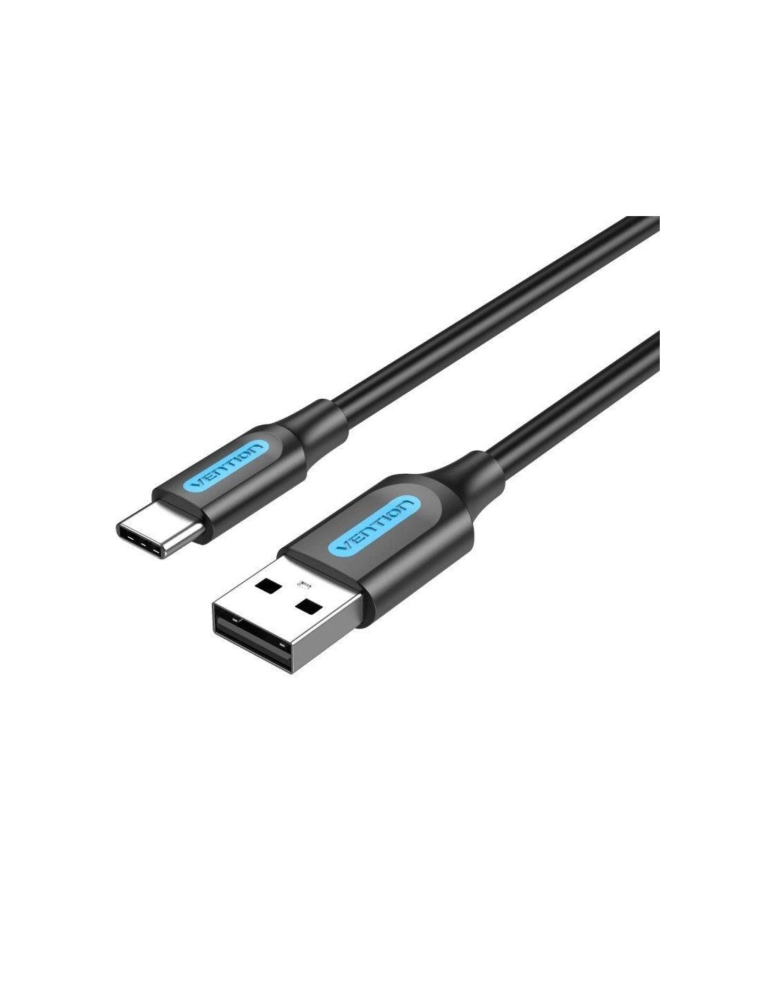 CABLE VENTION USB-A - USB-C 3A 480MBPS 60W 0.5M BLACK