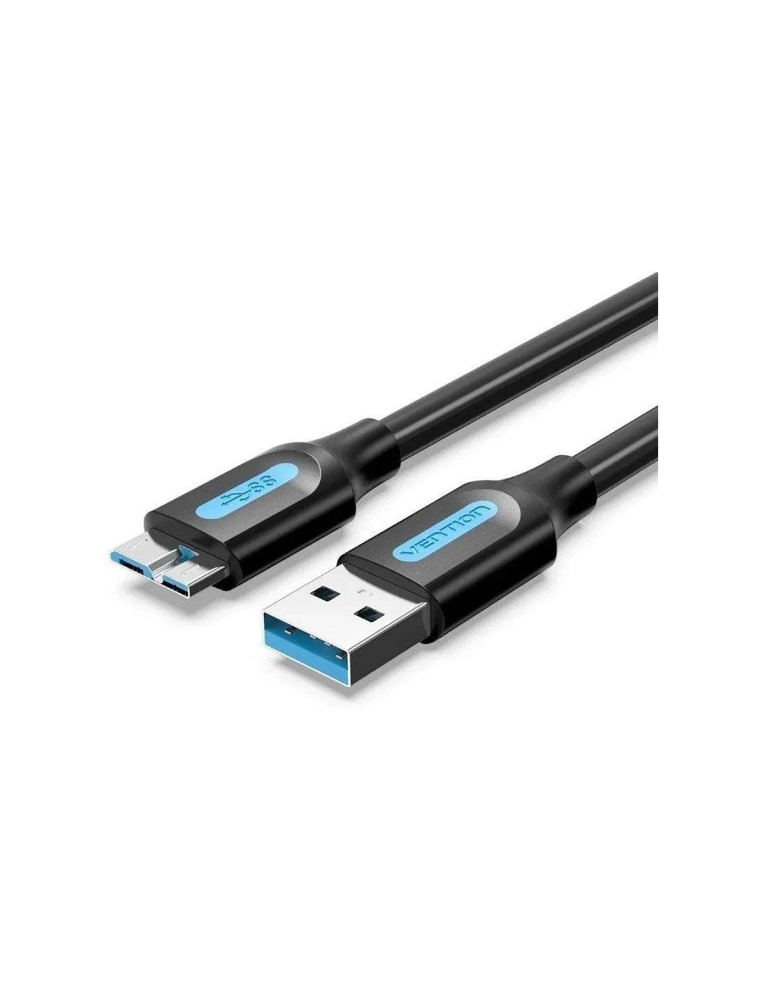 CABLE USB-A/M 3.0 - MICROUSB/M VENTION 5GBPS 10W 0.5M BLACK