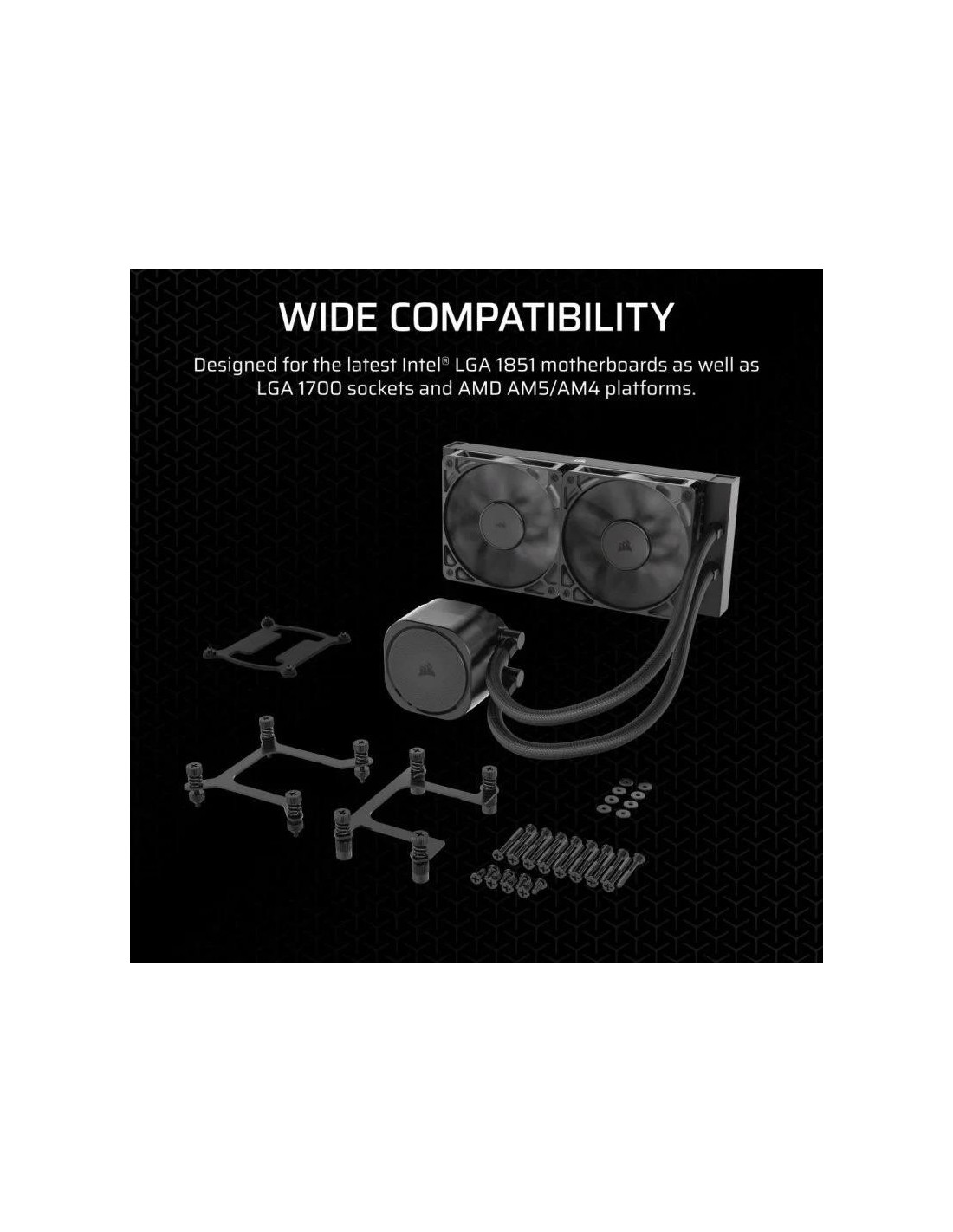 REFRIGERACION LIQUIDA CPU CORSAIR NAUTILUS 240MM BLACK