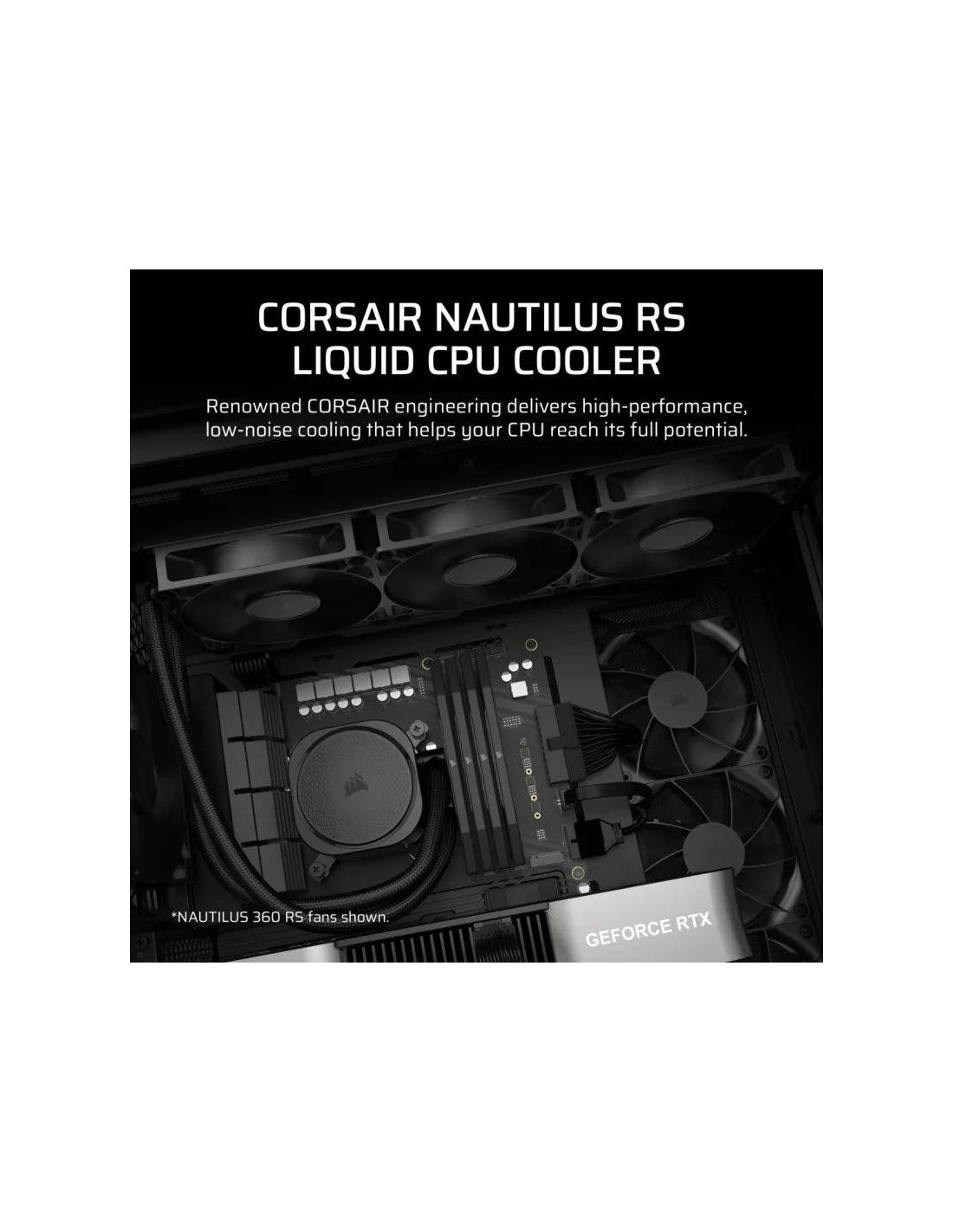 REFRIGERACION LIQUIDA CPU CORSAIR NAUTILUS 240MM BLACK