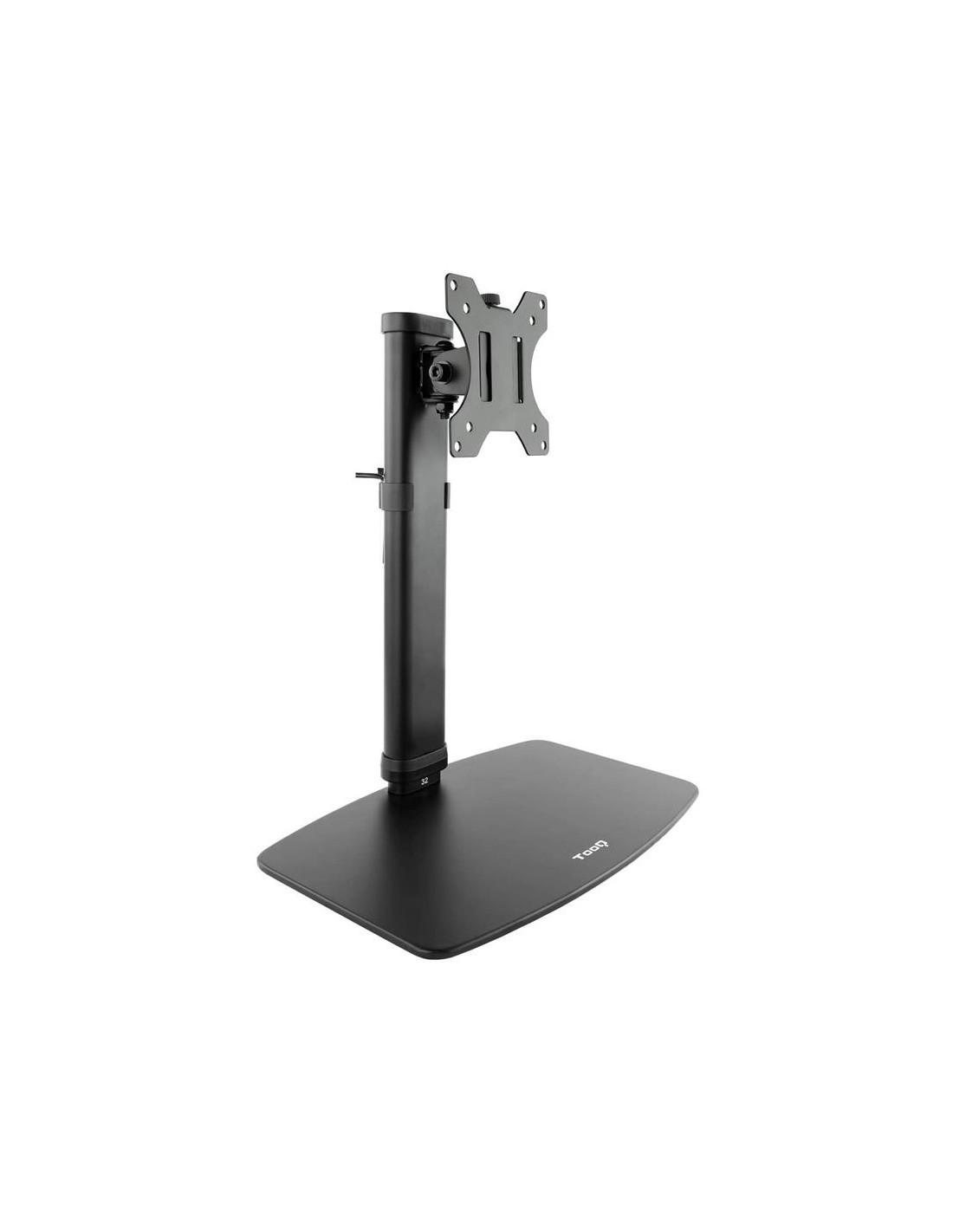 SOPORTE DE MESA TV MONITOR TOOQ REG.ALTURA GIR. INCL. 17-27 BLACK