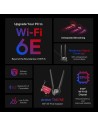 WIRELESS REPEATER TP-LINK AXE5400 WIFI 6E TRI-BAND MESH PACK 2 DECO XE75
