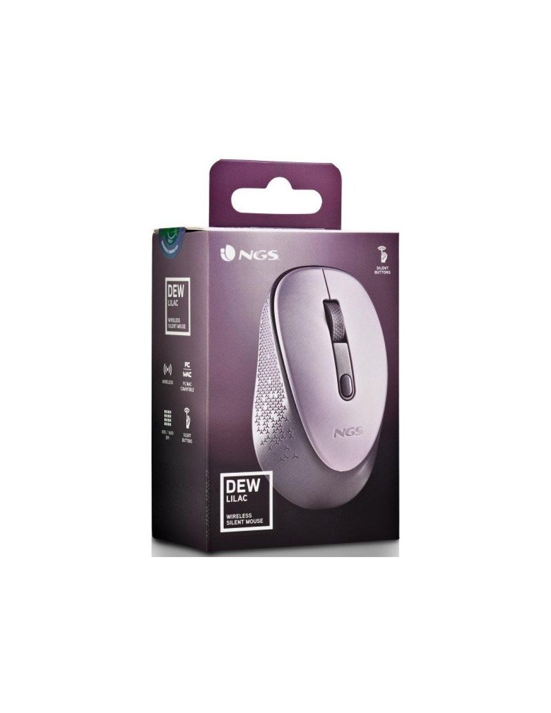 RATON NGS DEW LILAC WIRELESS SILENT PURPLE