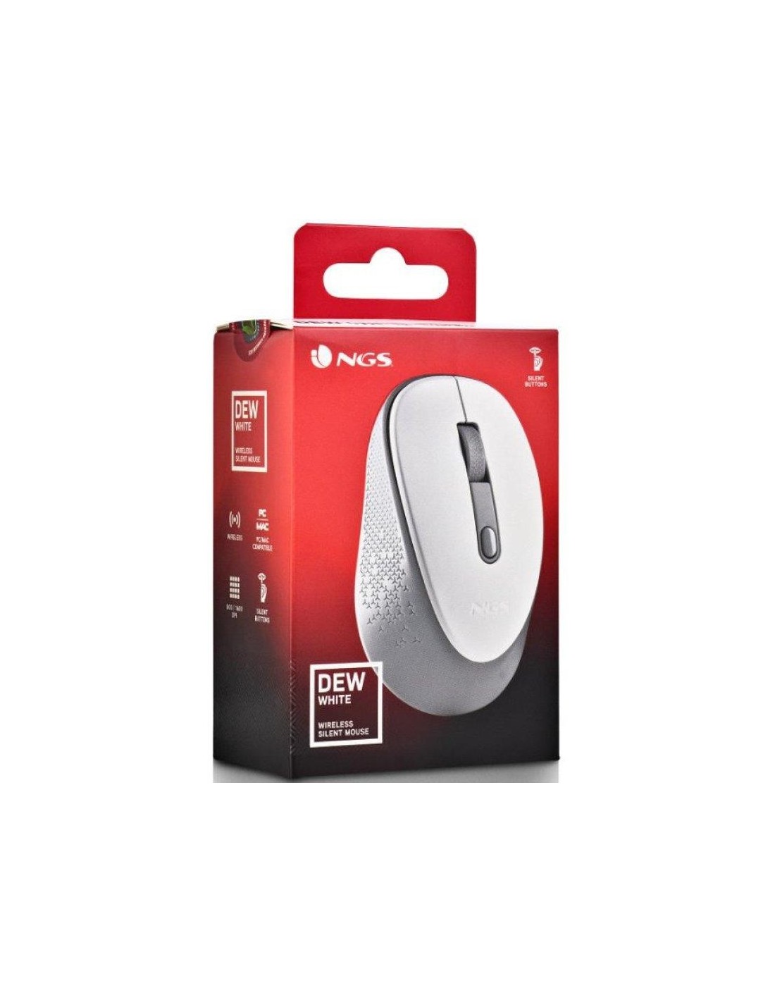 RATON NGS DEW WHITE WIRELESS SILENT WHITE