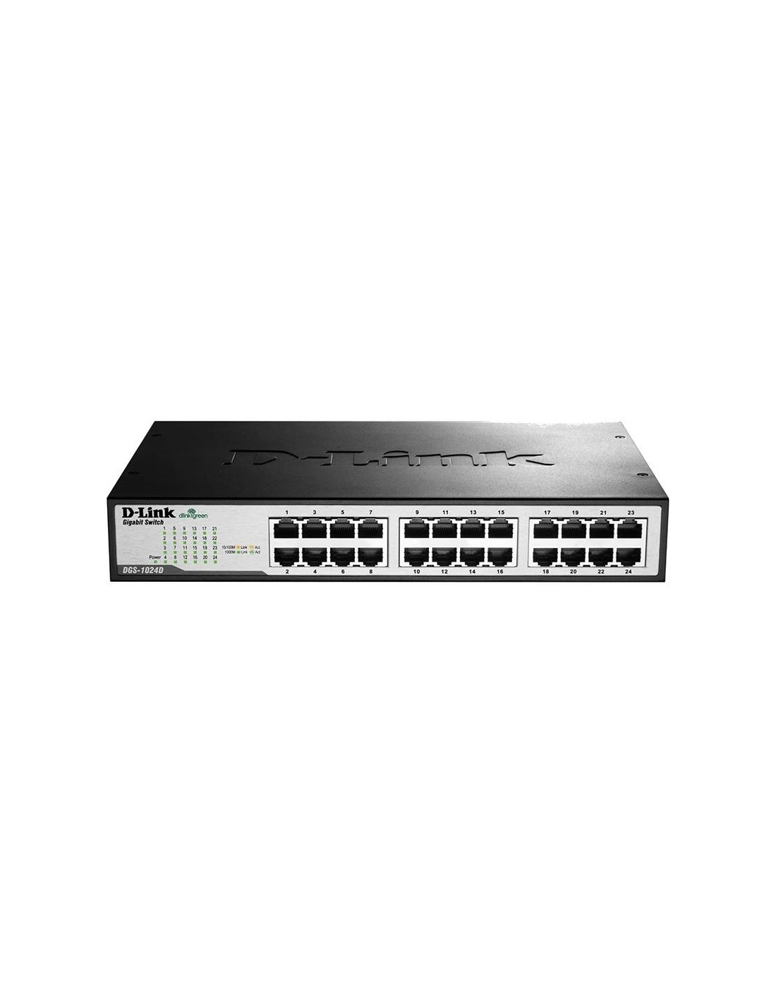 SWITCH D-LINK GIGABIT 24 PUERTOS DGS-1024D/E RACK