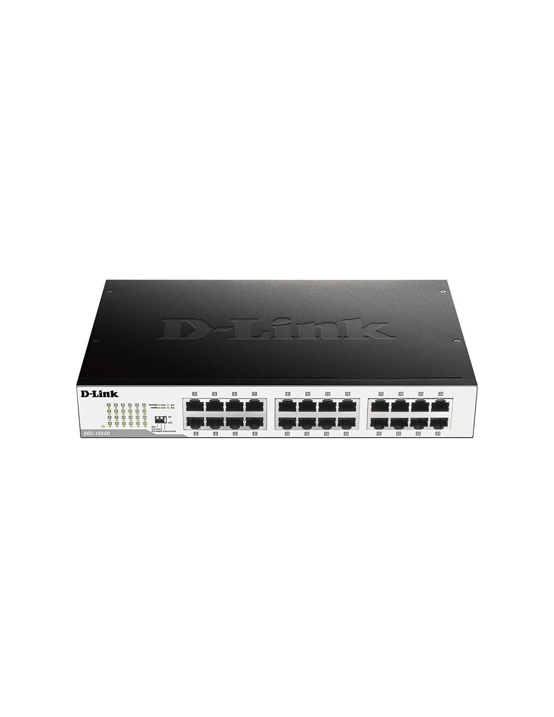 SWITCH D-LINK GIGABIT 24 PUERTOS DGS-1024D/E RACK