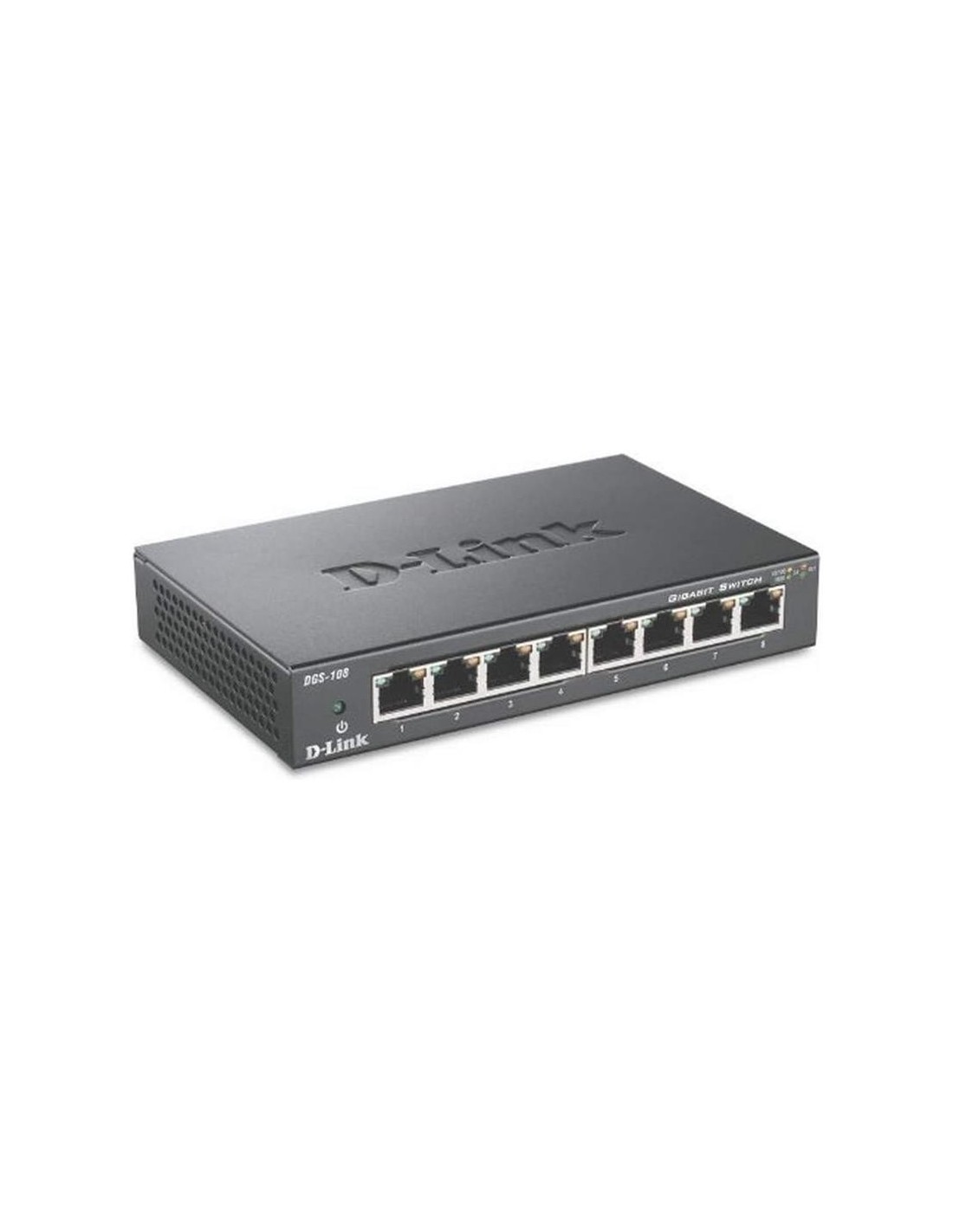 SWITCH D-LINK GIGABIT 8 PUERTOS DGS-108