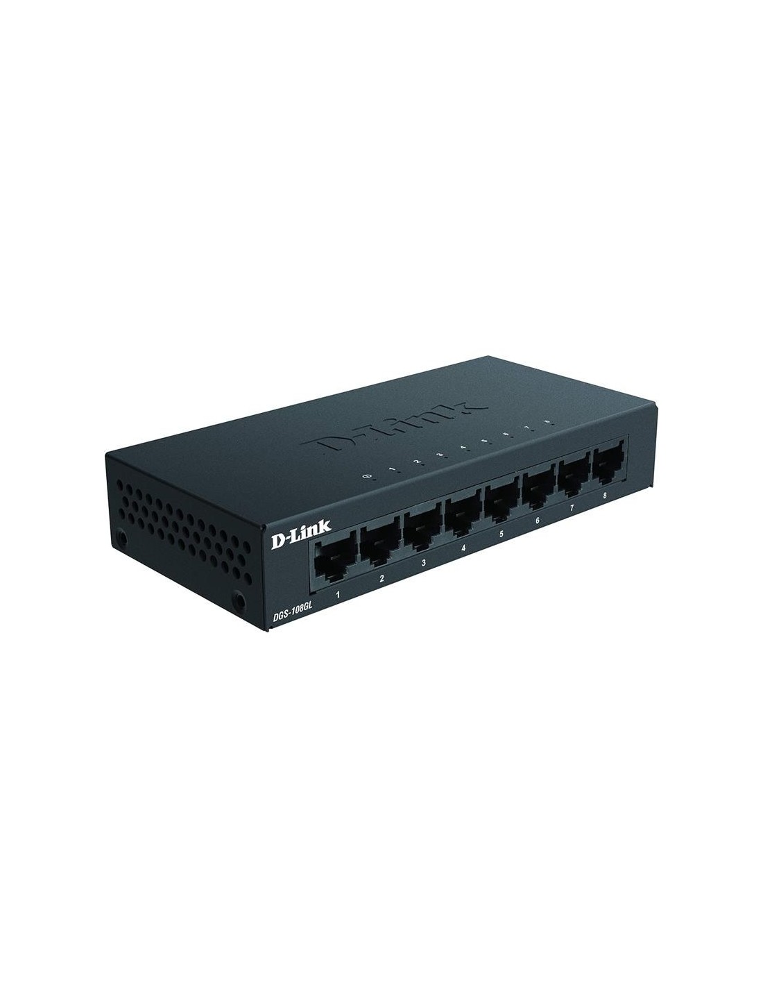 SWITCH D-LINK GIGABIT 8 PUERTOS DGS-108GL METALICO