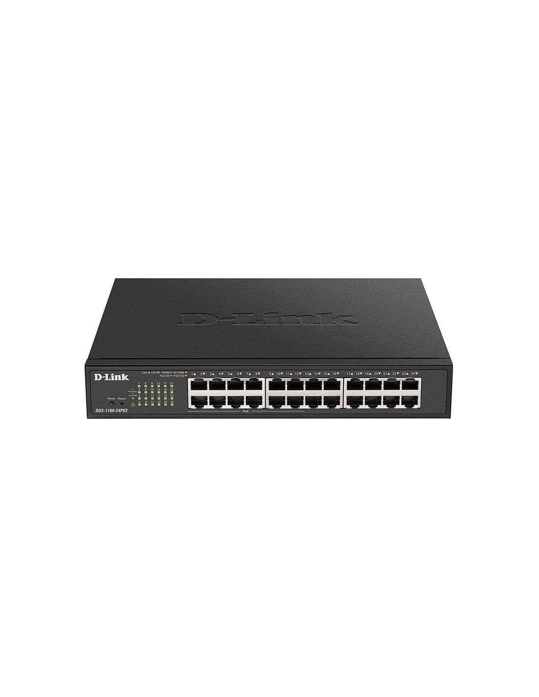 SWITCH D-LINK GIGABIT 24 PUERTOS + POE DGS-1100-24PV2/E