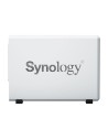 UNIDAD NAS SYNOLOGY 2 HDD/SSD DISKSTATION CPU 1.7GHZ 4 NUCLEOS WHITE