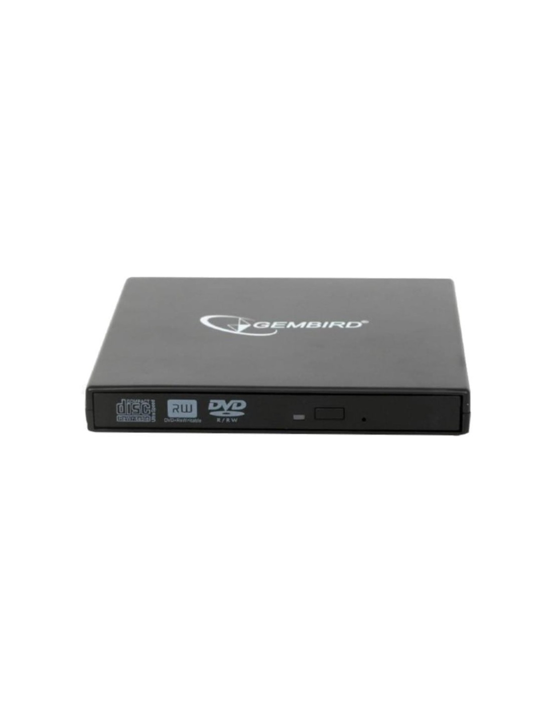 REGRABADORA EXTERNA DVD GEMBIRD DUAL USB BLACK