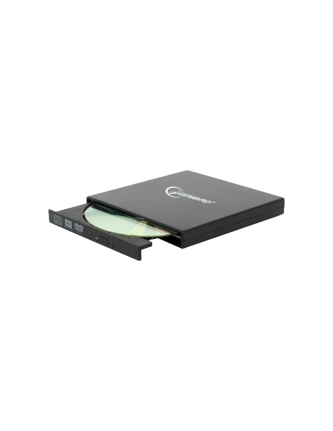 REGRABADORA EXTERNA DVD GEMBIRD DUAL USB BLACK