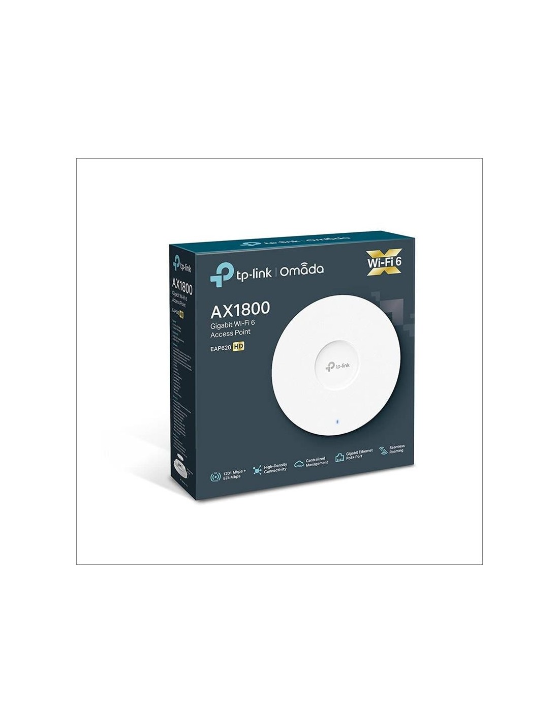 ACCESS POINT TP-LINK OMADA EAP620 HD POE 1800MBIT/S WIFI DUAL BAND