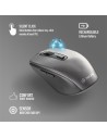 TECLADO + RATON NGS ECLIPSE SLIM SILENT WIRELESS BT MULTI RECARGABLE GREY
