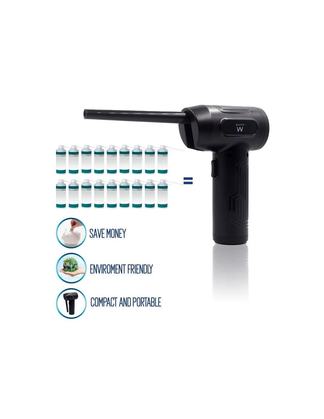 PISTOLA AIRE ELECTRICO LIMPIAPOLVO EWENT