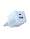 CARGADOR DE PARED VENTION GAN USB-C USB-A 30W BLUE