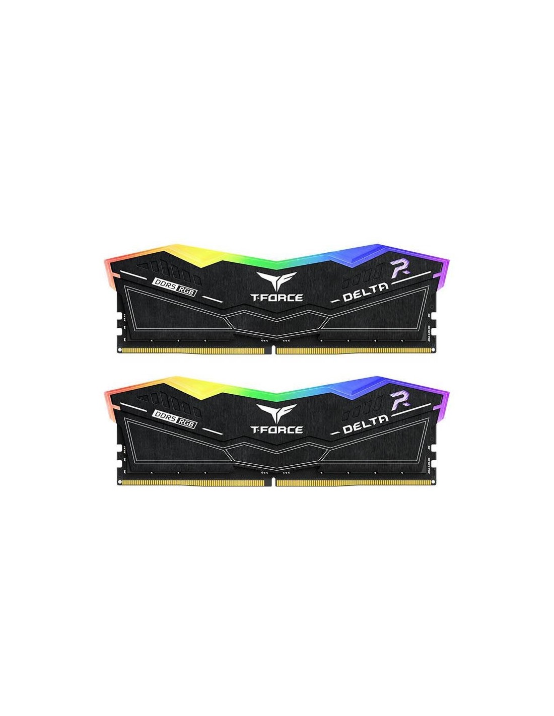 KIT MEMORIA RAM TEAMGROUP DELTA 16GB (2X8GB) DDR5 6000MHZ RGB CL38 BLACK