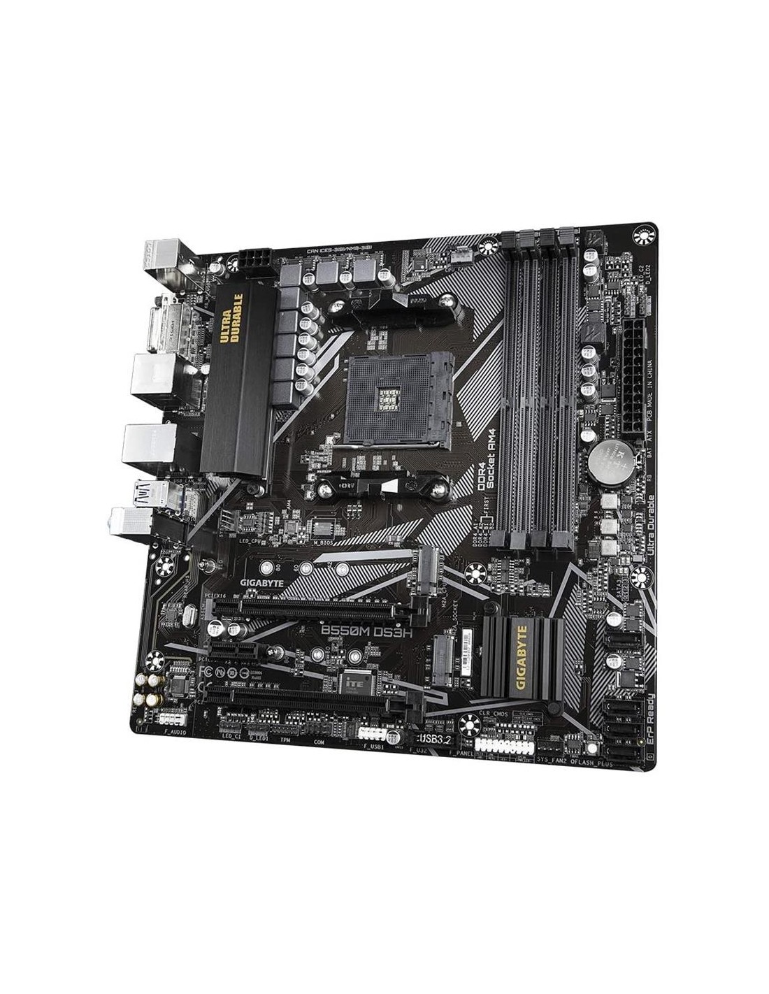 PLACA BASE GIGABYTE GA-B550M-DS3H AMD HDMI + DVI