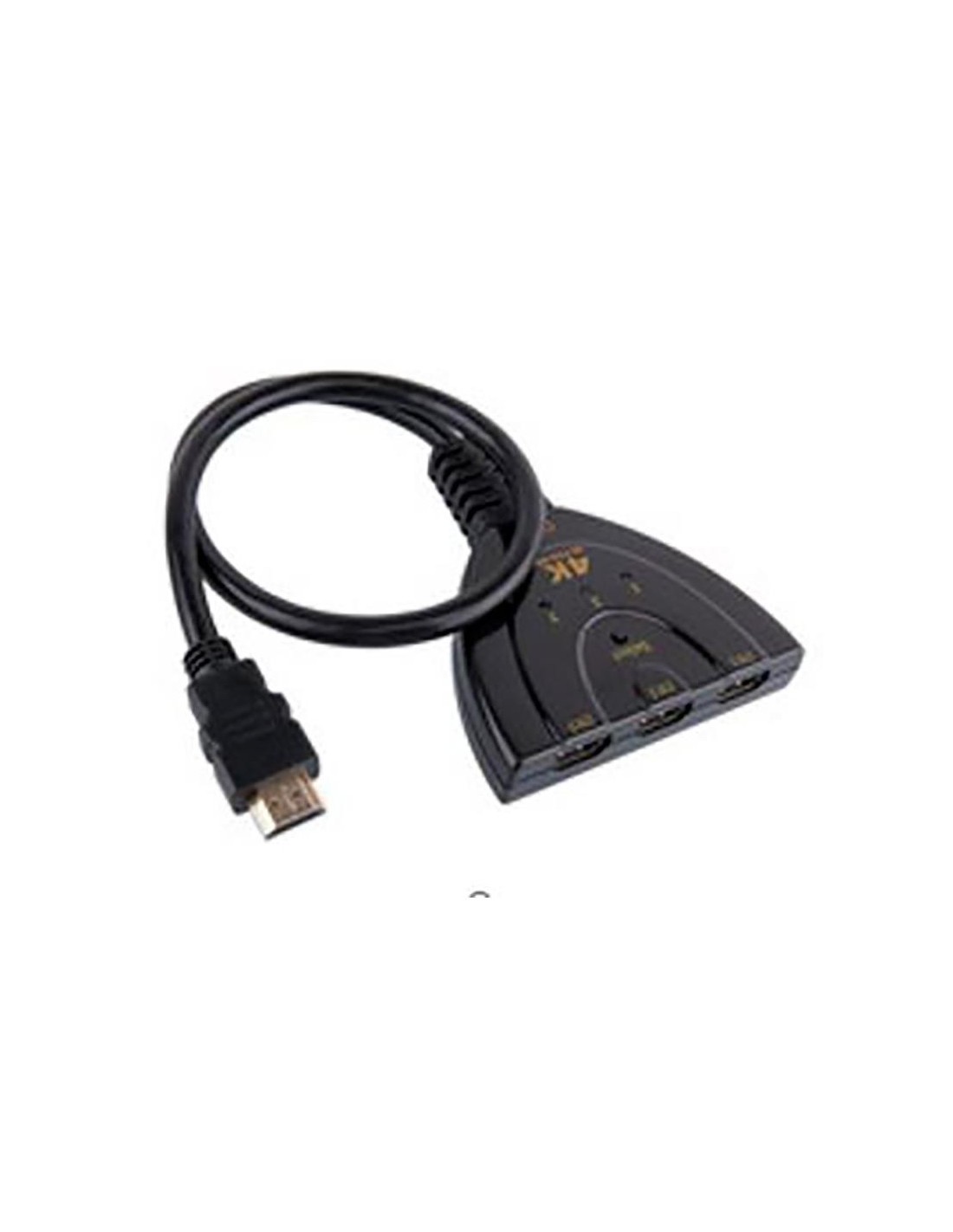 ADAPTADOR ONEWAY HDMI 3X1 SPLITTER 4K BLACK