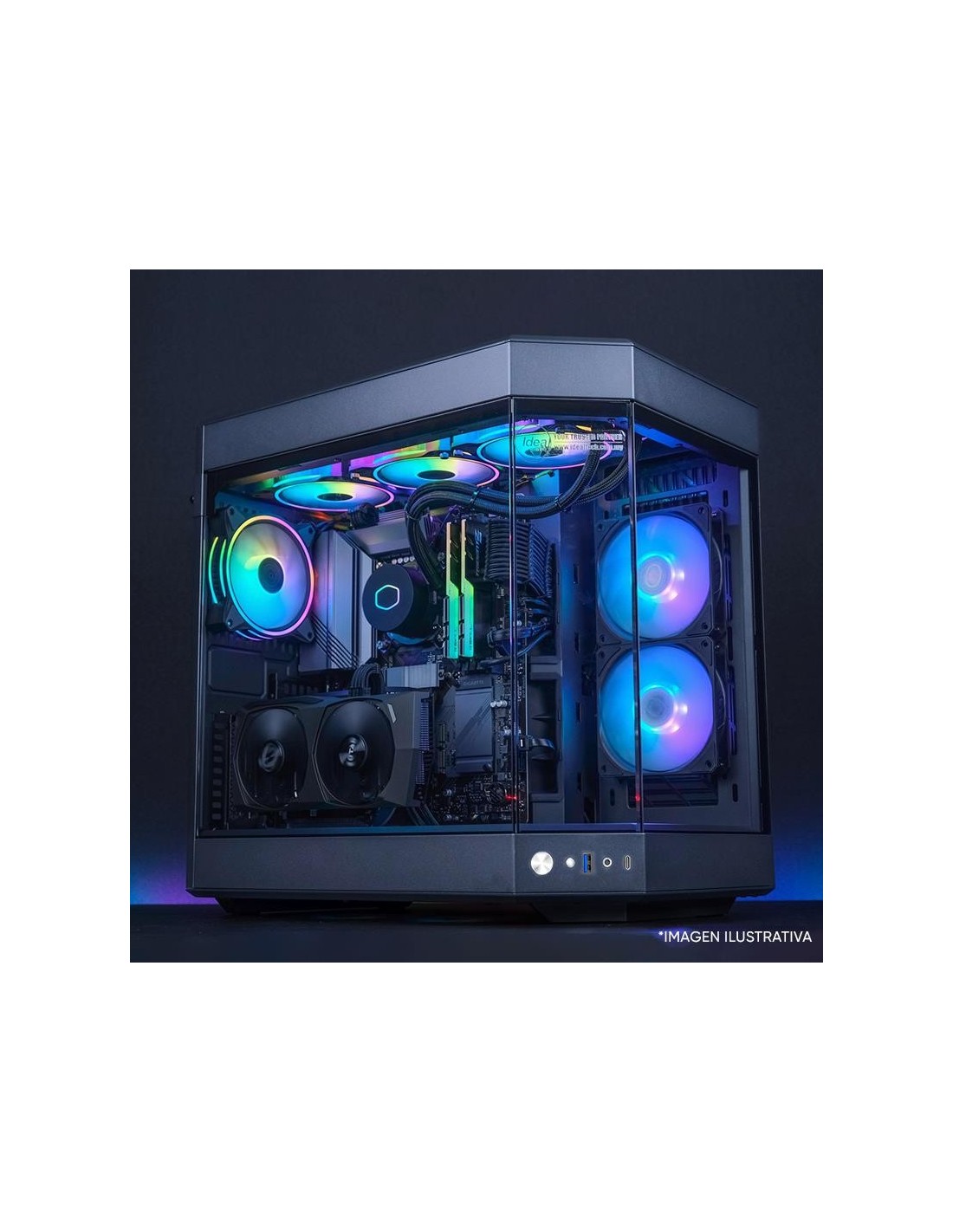 ORDENADOR GAMING HYPE RGB I7 14700K/32 DDR5/2TB NVME/REF.LIQ/850W BLACK