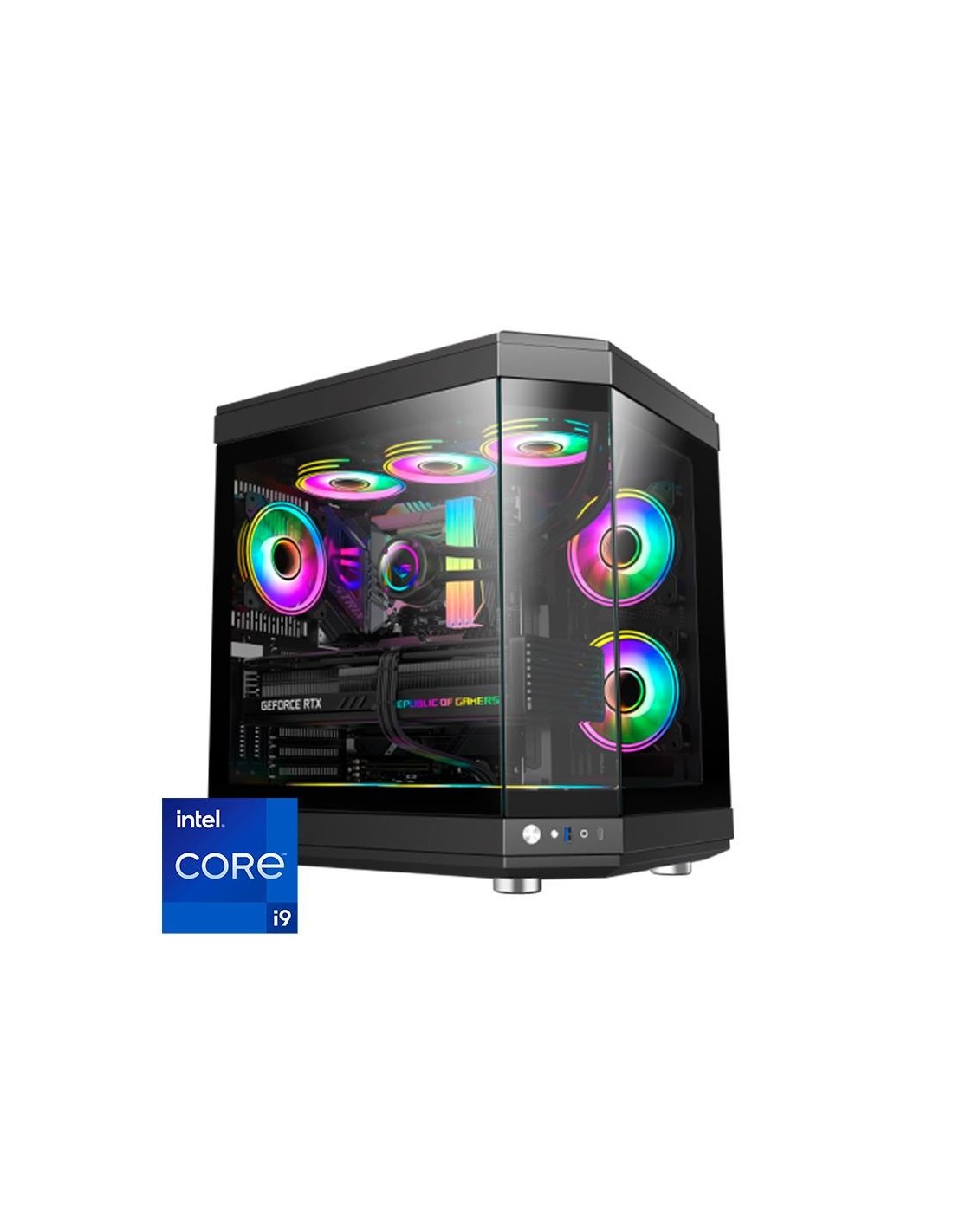 ORDENADOR GAMING HYPE RGB I9 14900K/32 DDR5/2TB NVME/REF.LIQ/850W BLACK