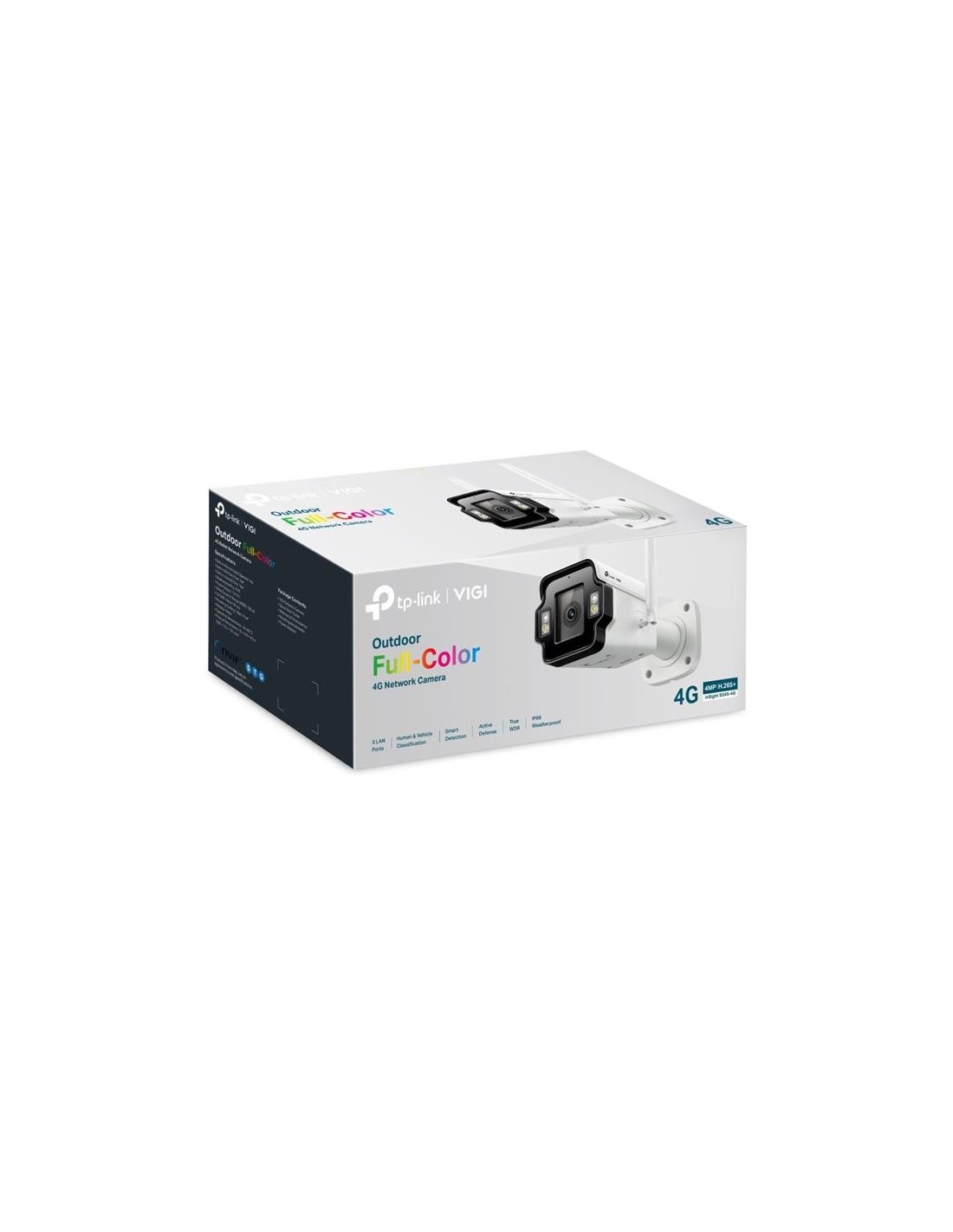 CAMARA IP TP-LINK INSIGHT BULLET EXTERIOR 4G 4MP 4MM COLOR IP67 H.265+