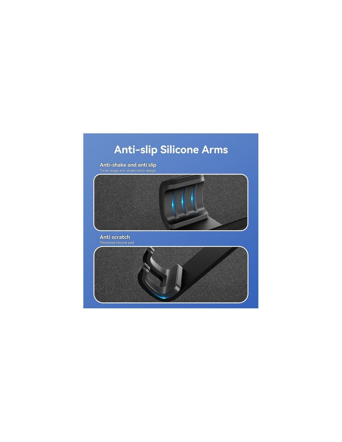 SOPORTE VENTION COCHE PARA SMARTPHONE 4.7-7.32 CLIP BLACK