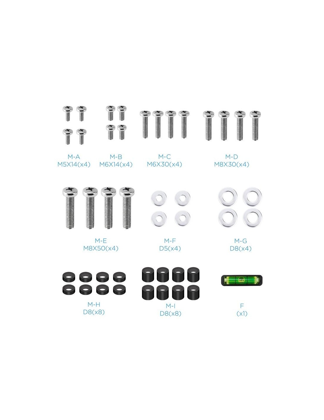 SOPORTE PARED TV MONITOR TOOQ 43-90 70KG BLACK