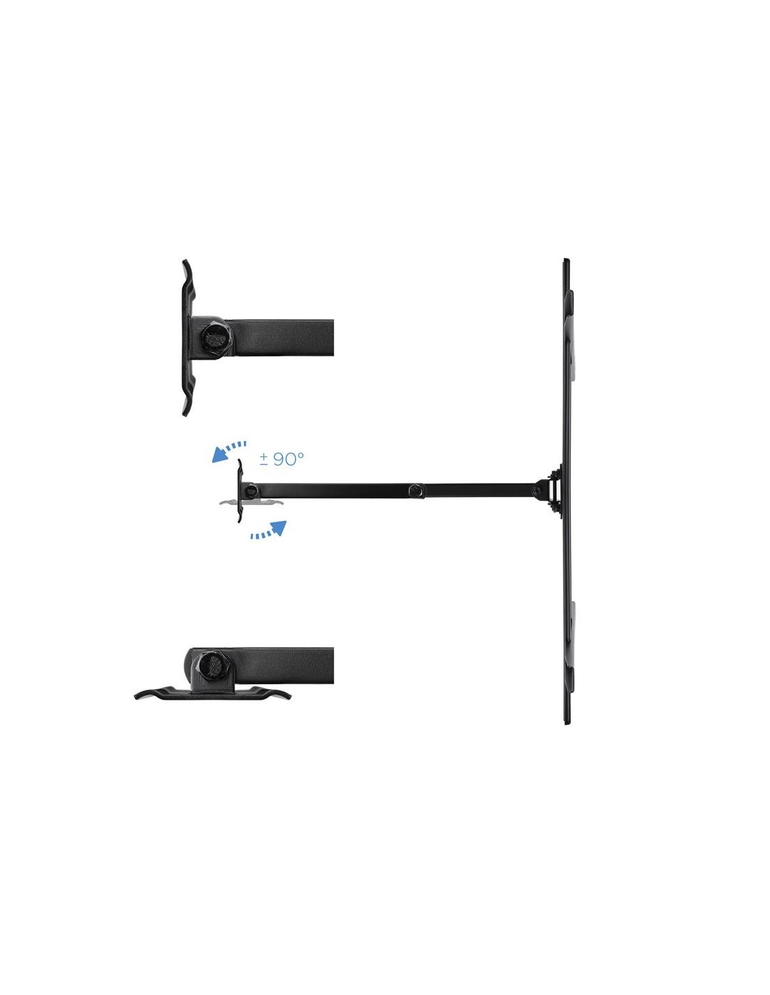 SOPORTE TV MONITOR TOOQ 37-70 50KG INCLINABLE/GIRATORIO