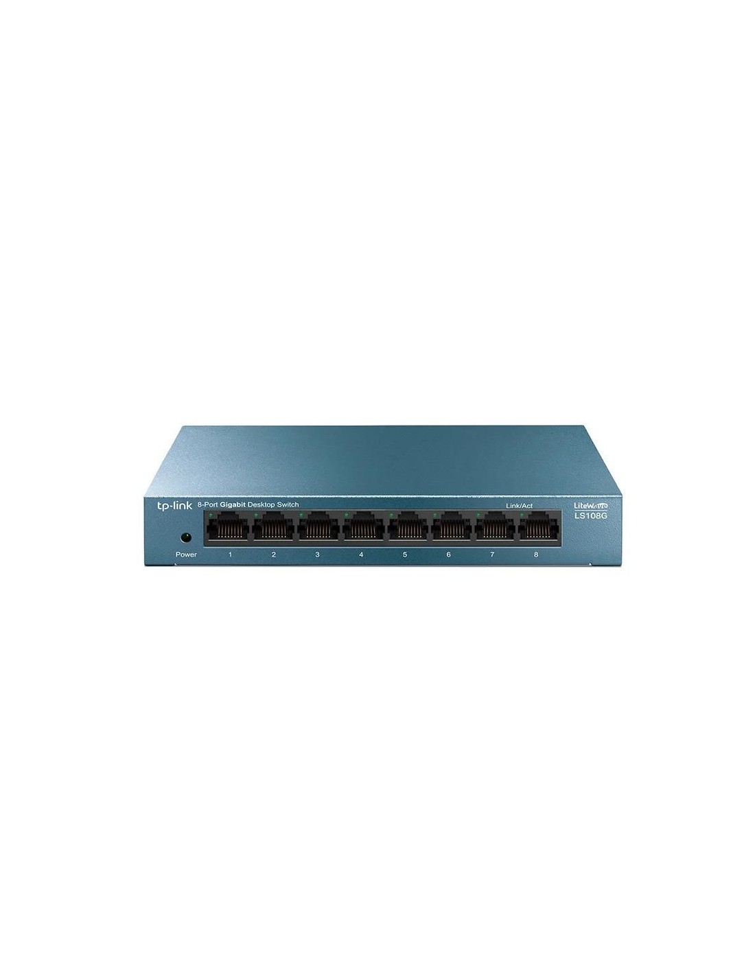 SWITCH TP-LINK GIGABIT 8 PUERTOS LS108GP POE+ METALICO