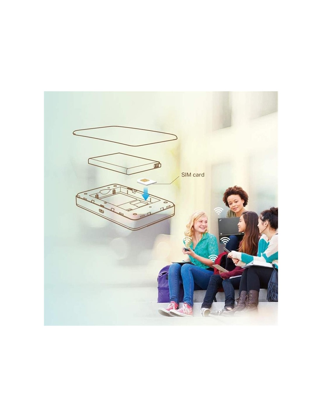 WIRELESS ROUTER TP-LINK M7350 3G/4G 150MBPS