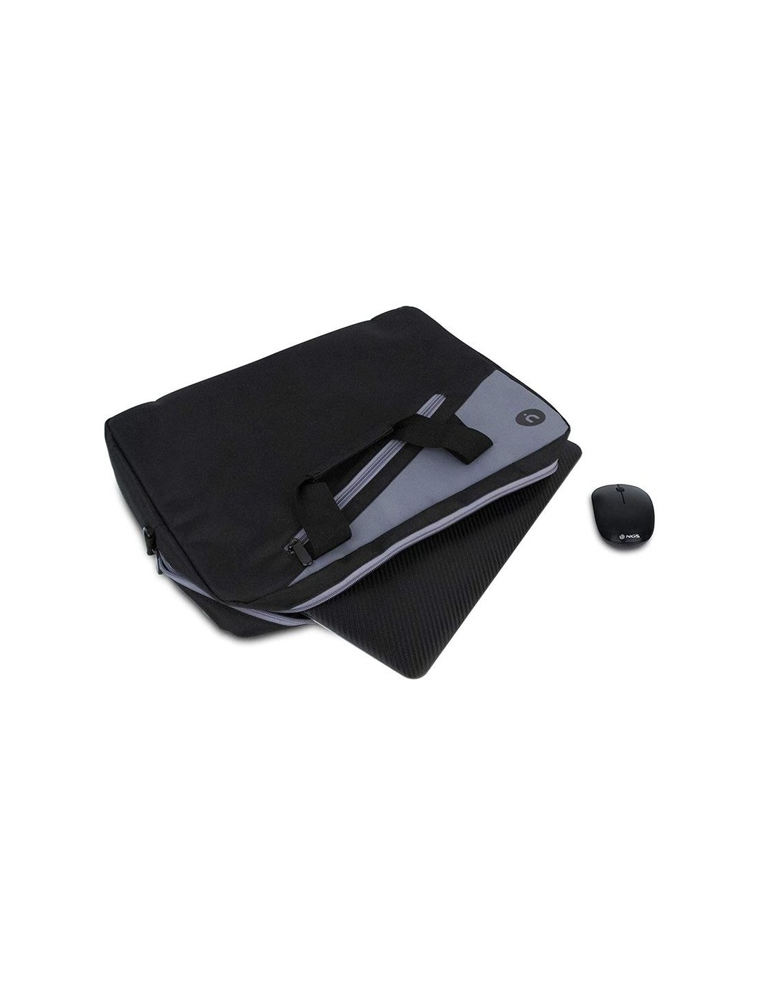 MALETIN NGS MONRAY MASTER 15,6 BLACK + RATON WIRELESS BLACK