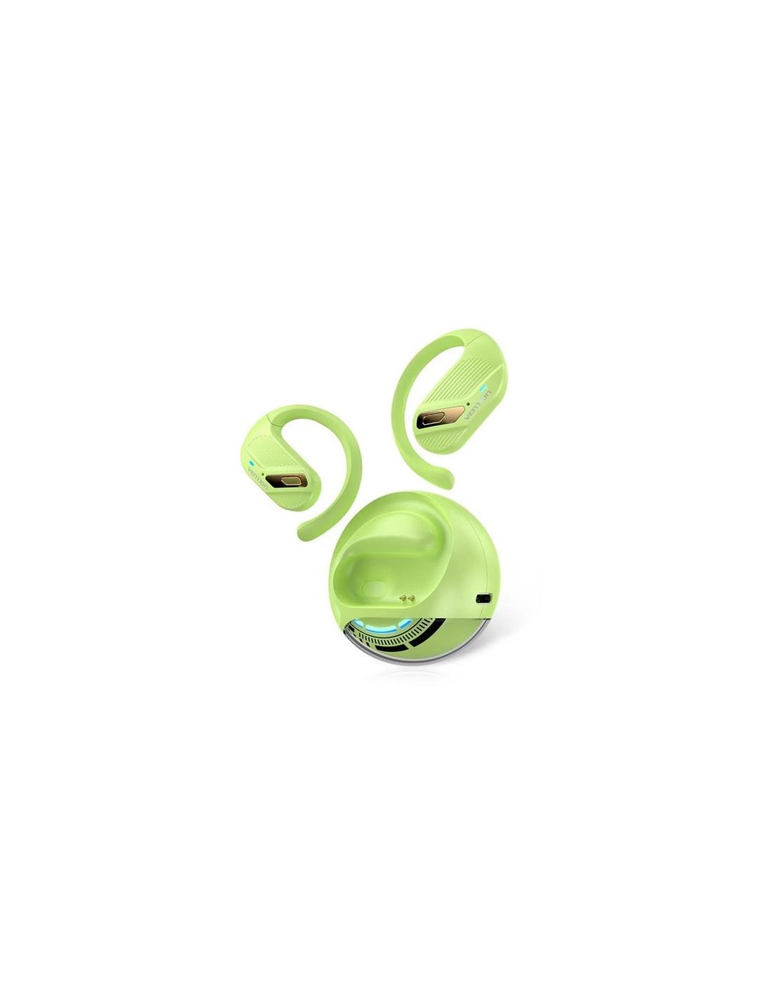 AURICULARES DEPORTIVOS VENTION OPENBEAT O12 BLUETOOTH 5.3 WIRELESS GREEN