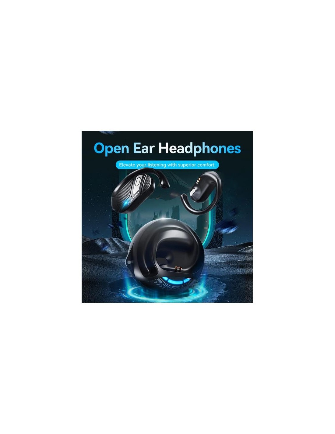 AURICULARES DEPORTIVOS VENTION OPENBEAT O12 BLUETOOTH 5.3 WIRELESS ORANGE