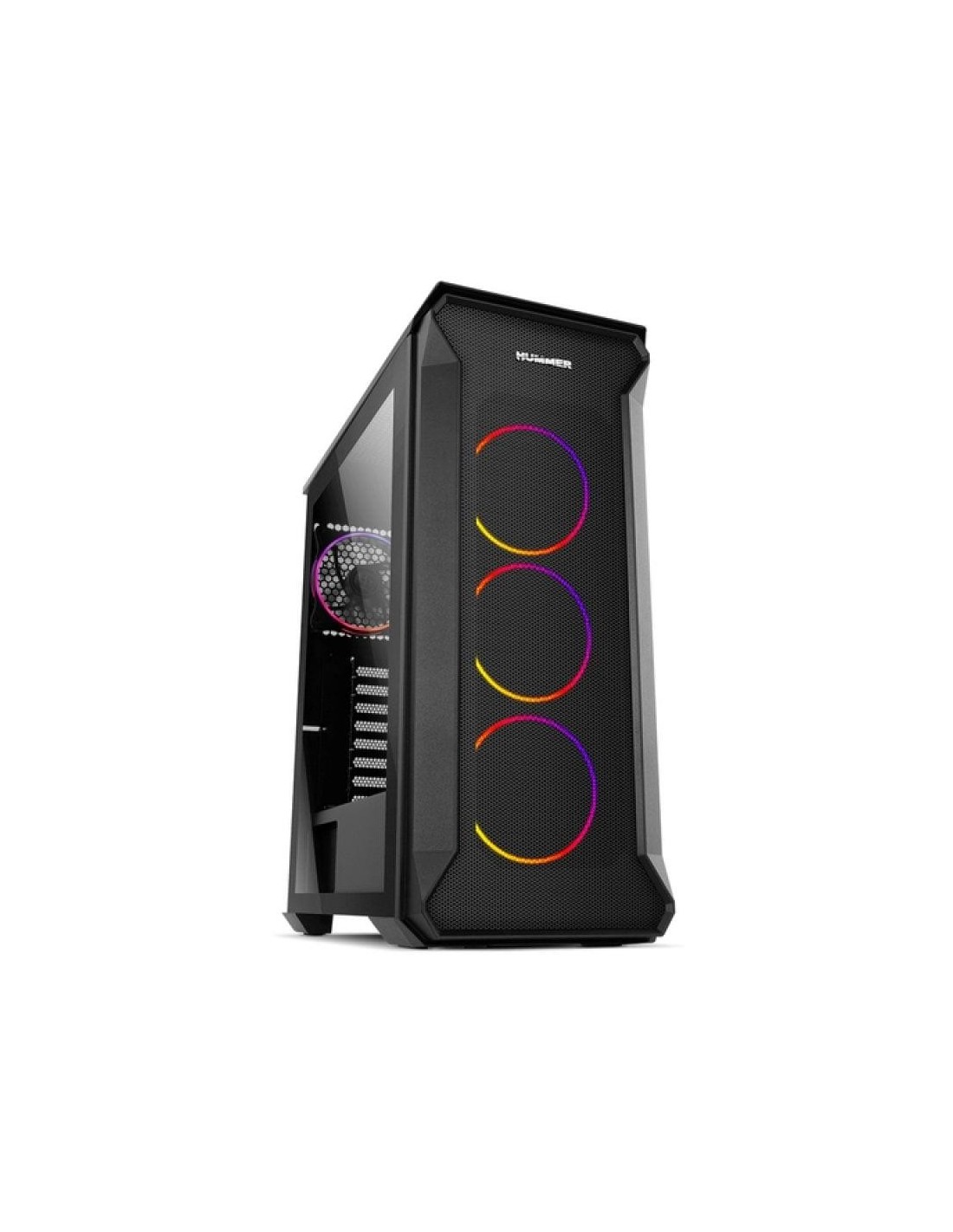 CAJA ORDENADOR GAMING NOX HUMMER QUANTUM ATX ARGB BLACK