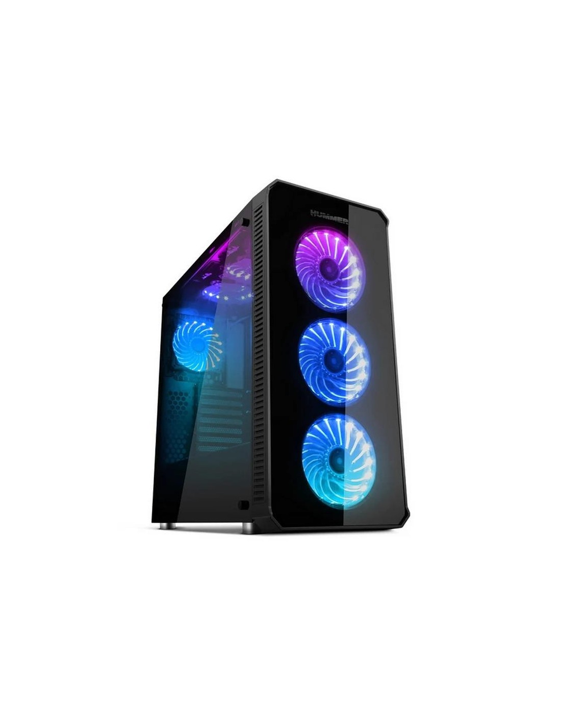 CAJA ORDENADOR GAMING NOX HUMMER TGX ATX RGB BLACK