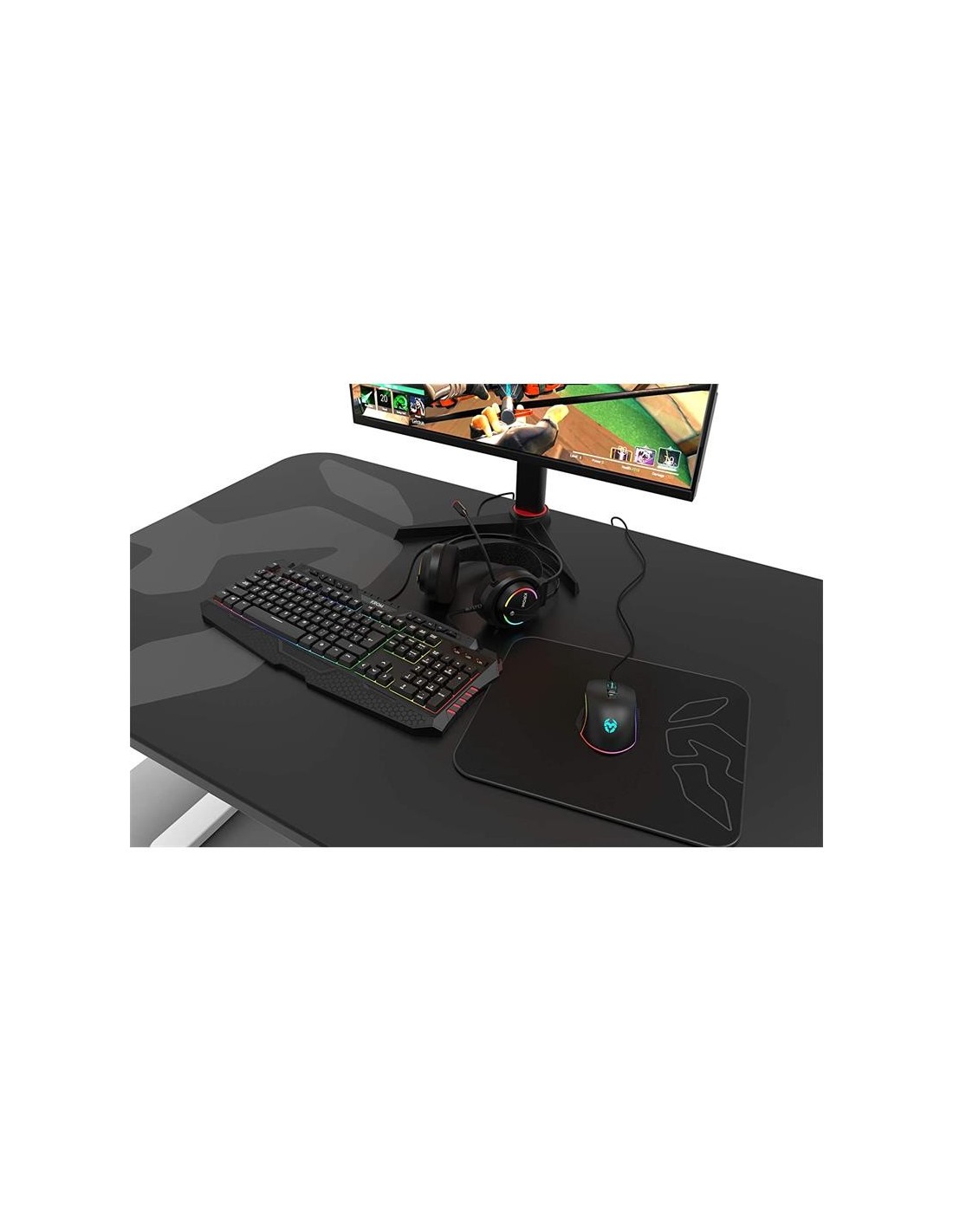 RATON KROM KEOS GAMING RGB RAINBOW