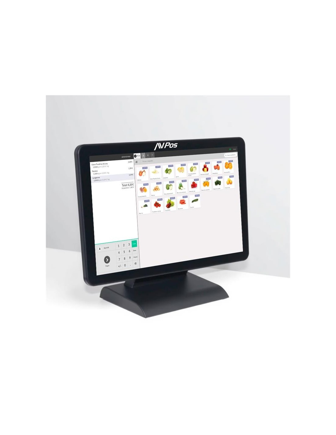 PACK TPV AVPOS K2000 15 I3/8GB/128GB/WIFI/BLUETOOTH/LAN 1000/W11P + TC21