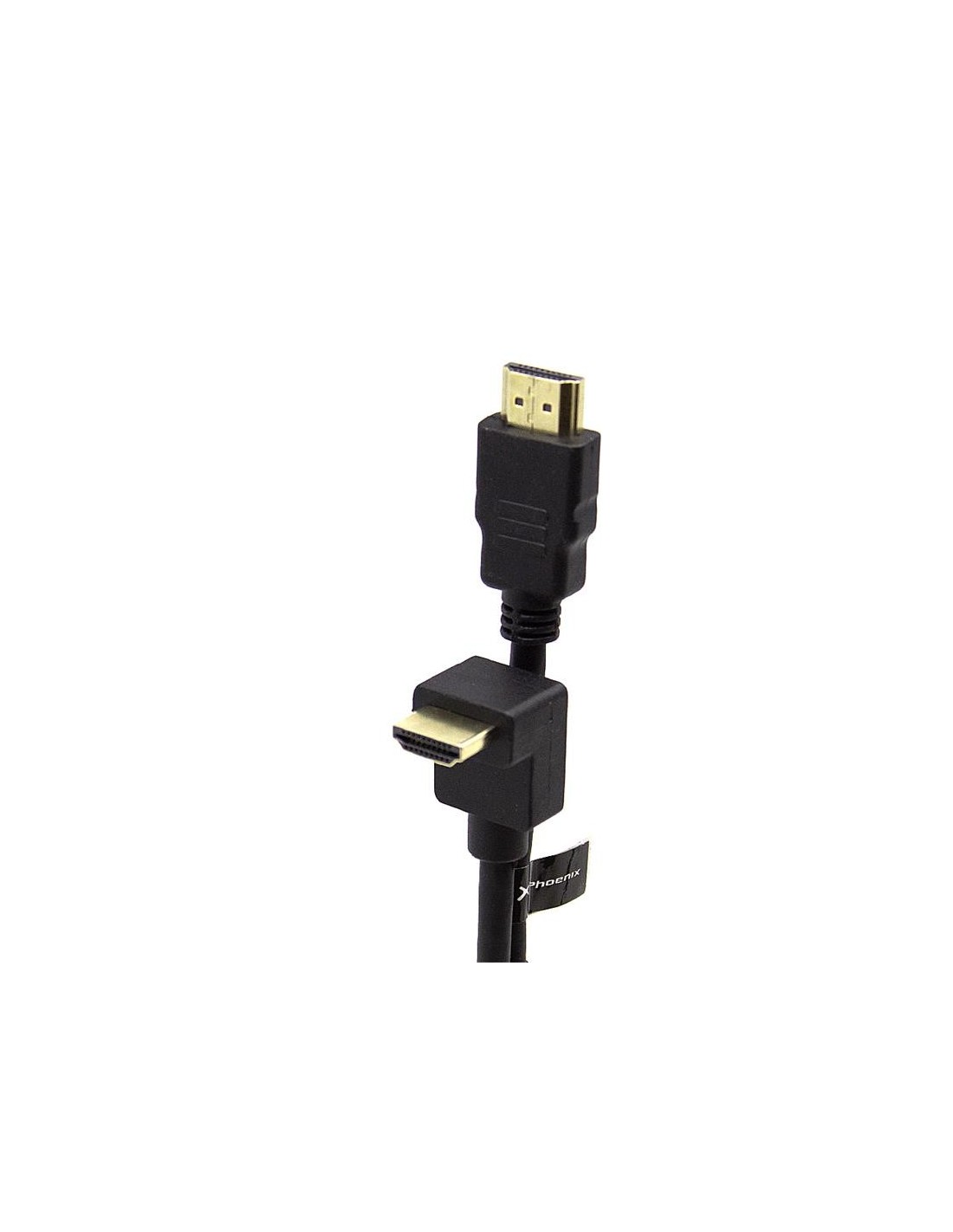 CABLE HDMI PHOENIX V2.0 4K ACODADO A/M-A/M 3M